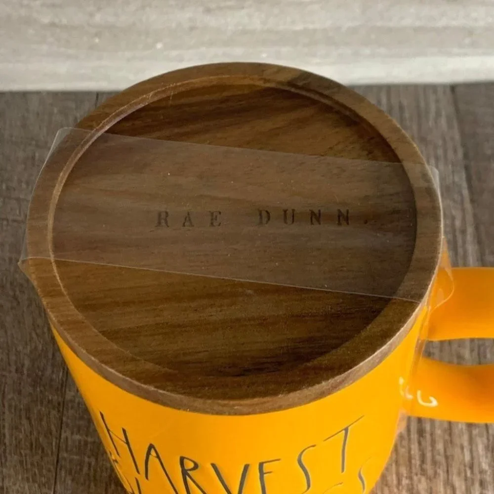 Rae Dunn Harvest Blessings Double Sided Topper Mug - Picture 2 of 6